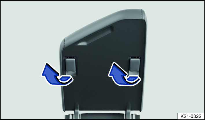 Fig. 76 Front center armrest.