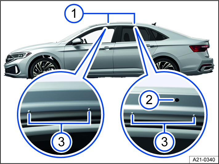Fig. 133 Mounting points for base supports.