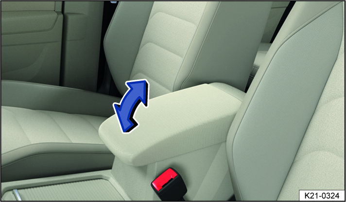 Fig. 89 Front center armrest (variant 2).