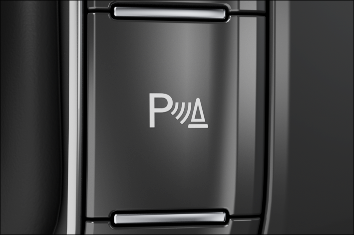 Fig. 143 In the center console: Park Distance Control button.