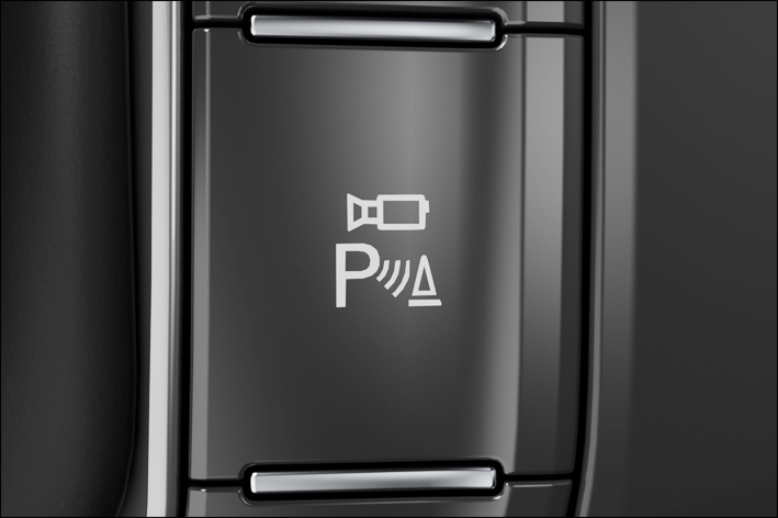 Fig. 151 In the center console: Button for switching the Area View on and off.