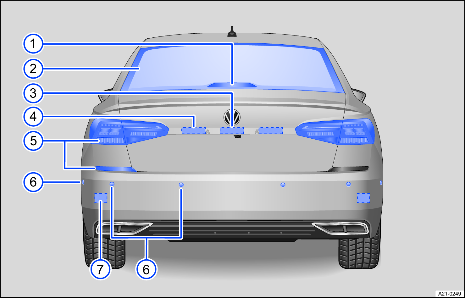 Fig. 4 Vehicle rear overview.