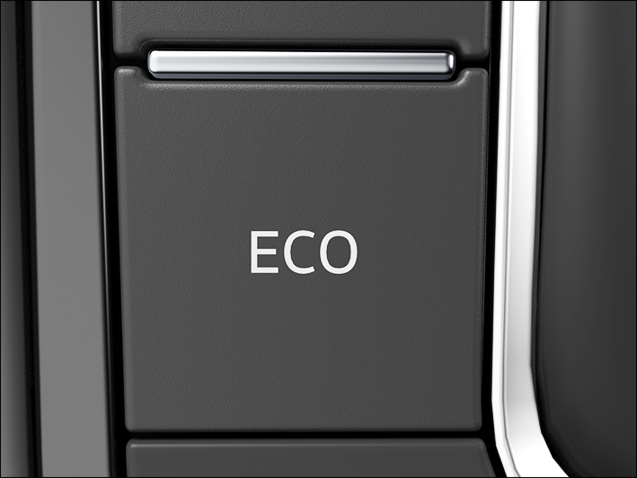 Fig. 107 In the center console: Button for the ECO mode.